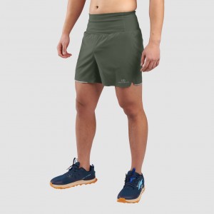 Dark Camo Green Ultimate Direction Velum Short | EXLK-27053