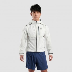 White Ultimate Direction Aerolight Wind Jacket | KZFS-89076