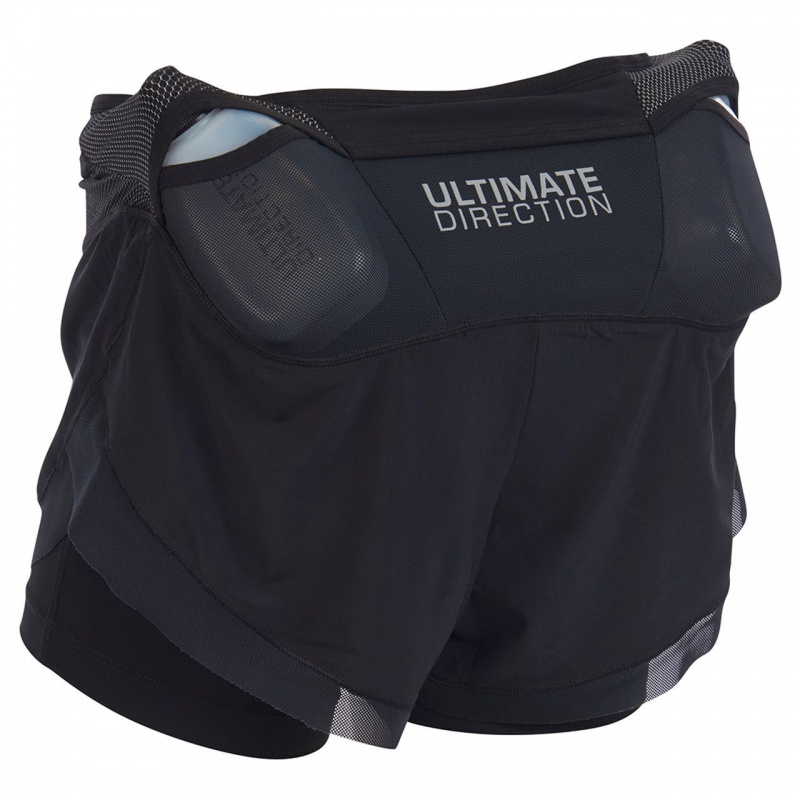 Black Ultimate Direction Hydro Short - 2019 | IKMG-06584