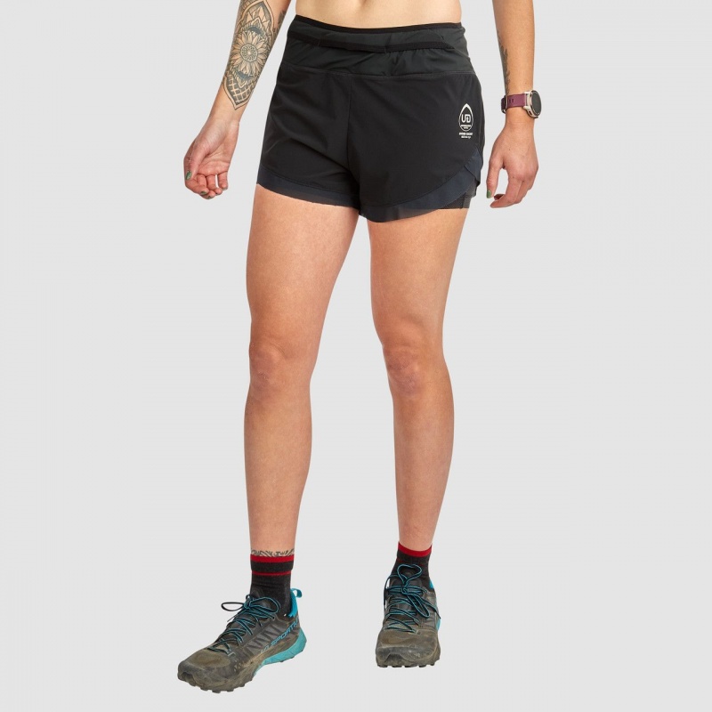 Black Ultimate Direction Hydro Short | YPRD-65824