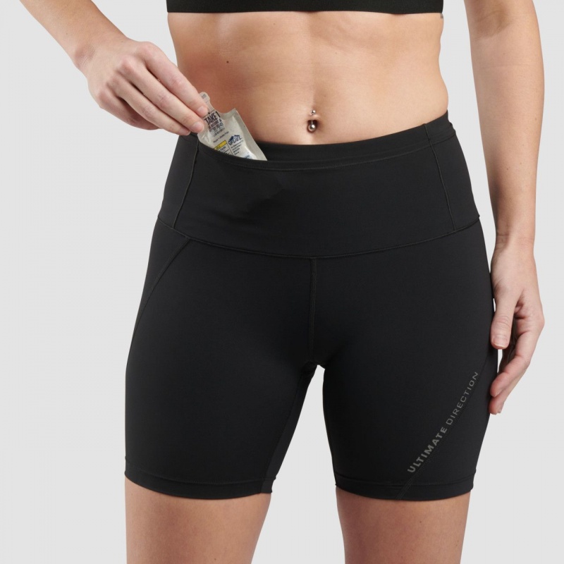 Black Ultimate Direction Velum Race Short | XZBO-86310