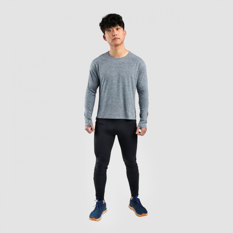 Black Ultimate Direction Velum Running Tights | EVWZ-10293