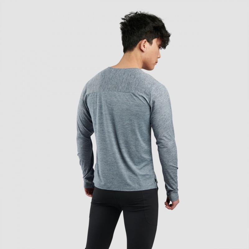 Grey Ultimate Direction Cirriform Long Sleeve Tee | SYWP-14579