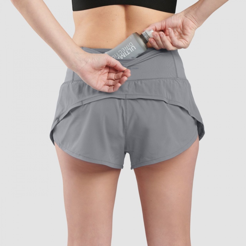 Grey Ultimate Direction Velum Short | LWVB-21507