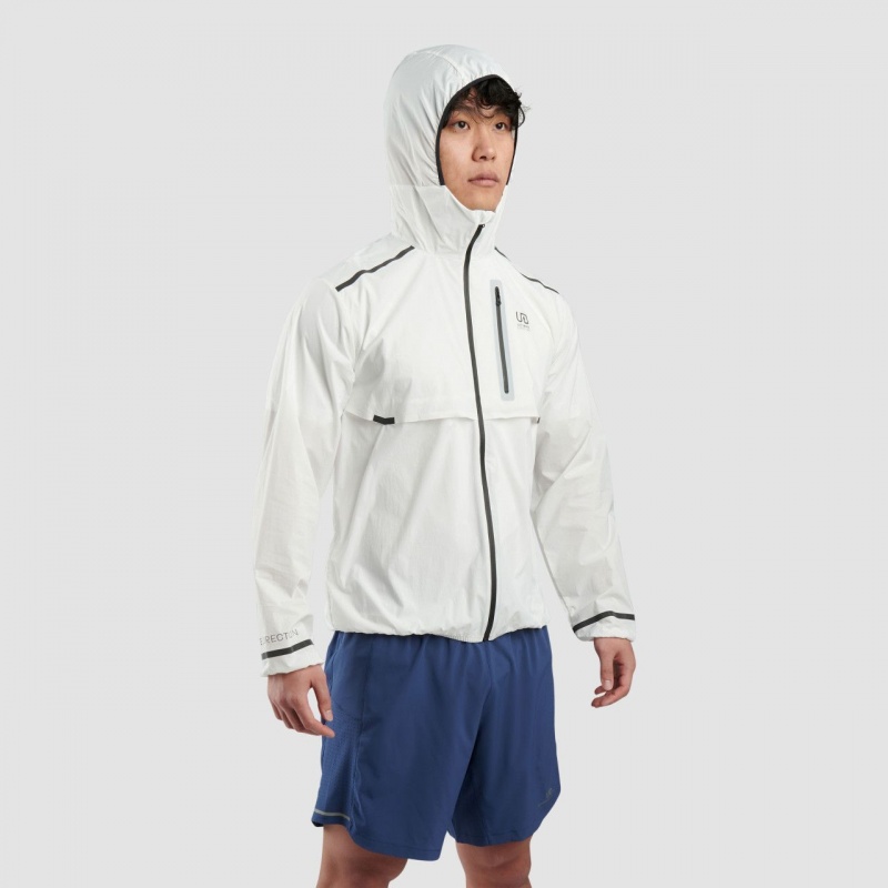 White Ultimate Direction Aerolight Wind Jacket | KZFS-89076