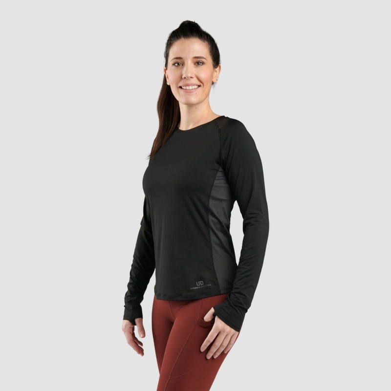 White Ultimate Direction Cirriform Long Sleeve | SXEC-57830